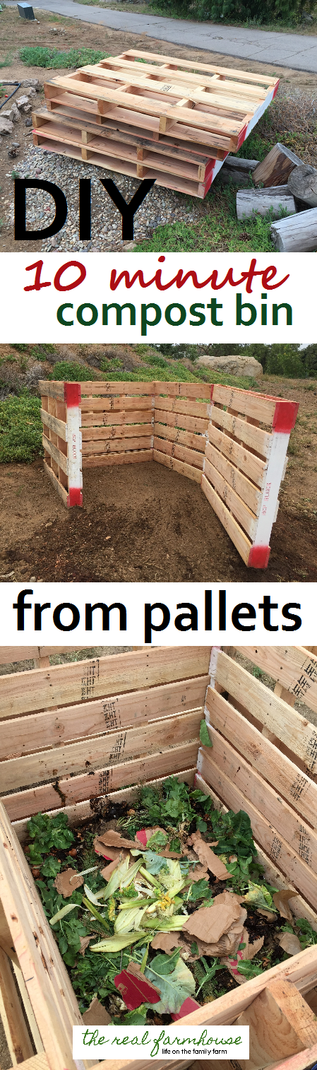 compost bin plans using pallets