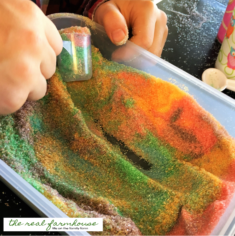 How to make edible play sand