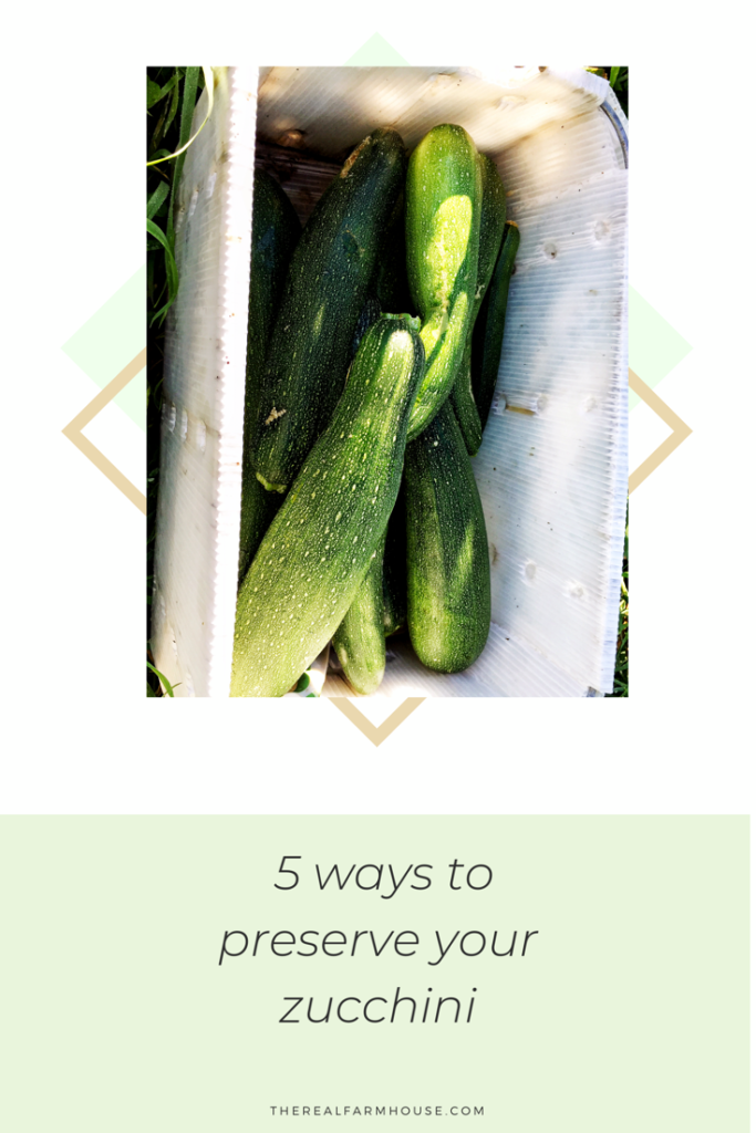 How to Freeze Fresh Zucchini